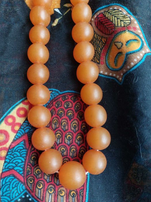 Бусы медовый янтарь. Янтарные СССР