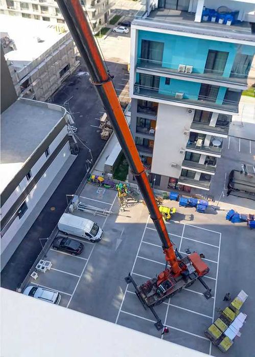 Inchiriere Automacara 45T brat extensibil pana la 50M. Auto Macarale.