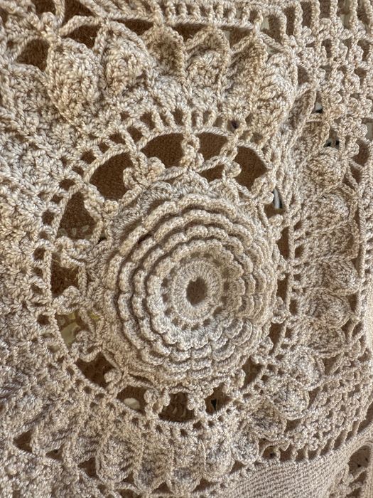 Fata de masa cuvertura macrame 100 de ani schimb