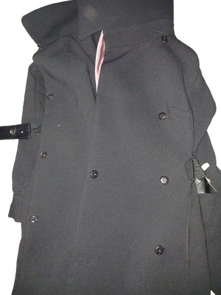 Palton negru elegant H&M – mărimea S 36