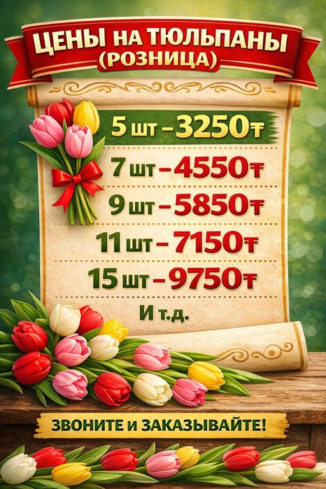 Тюльпаны опт и розницу