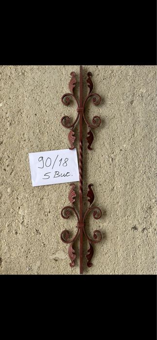 Fier forjat ornamente balustrada