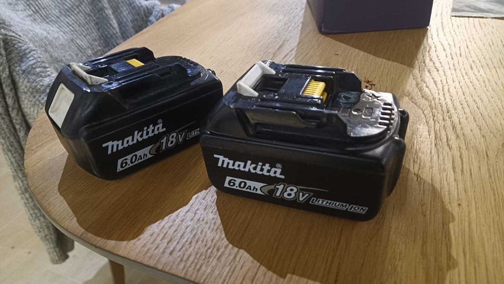 Makita. 2бр. оригинални батерии Макита. 6 ампера