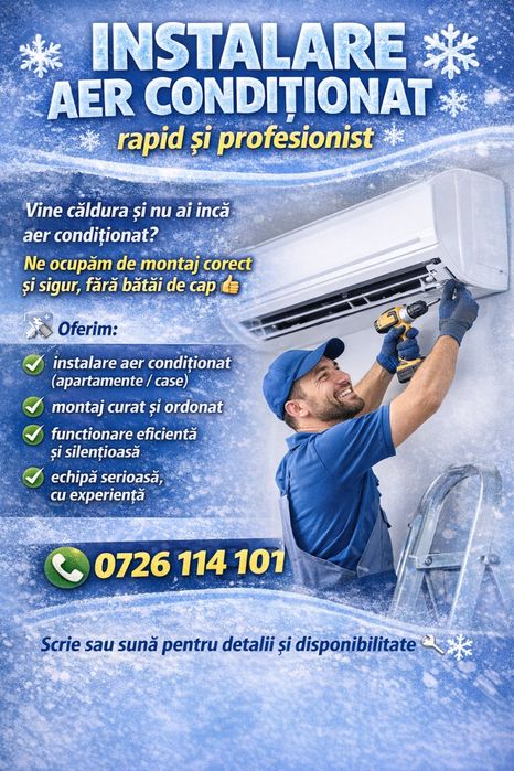 Montaj-igienizare aer conditionat