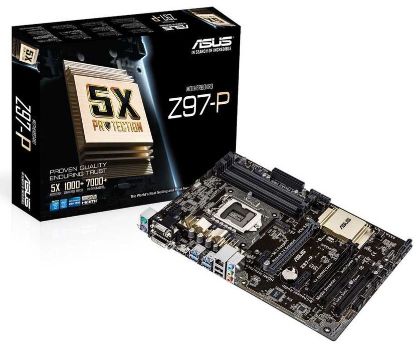 Дъно Дънна платка ASUS Z97-P 1150 DDR3 M.2 NVME OVERCLOCK