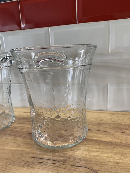 Стъклена шампаниера / Италия / 80-те