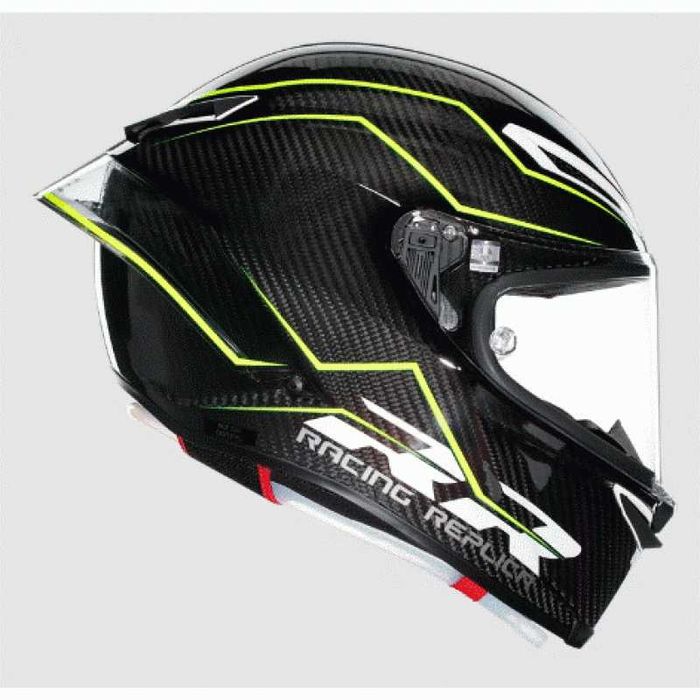 МОТО КАСКА AGV PISTA GP RR Performante Carbon/Yellow/Fluo Размери: M,L