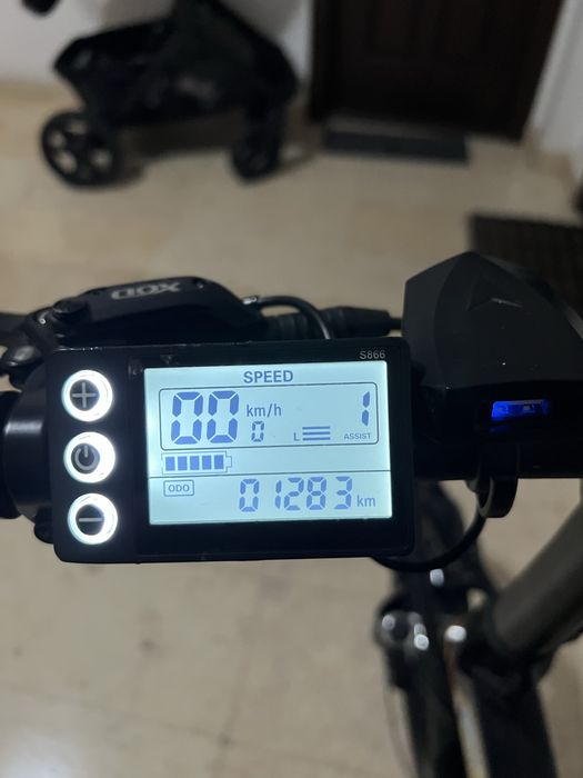 Bicicleta electrica pliabila frane hidraulice