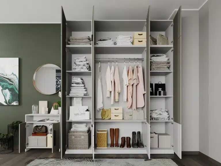 Dulap Inalt Casmir / Alb 2m Soares