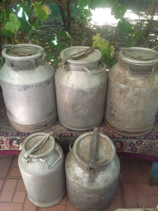 молочный бак алюминиевый 40л