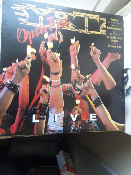 Продам пластинку Y&T "OPEN Fire"