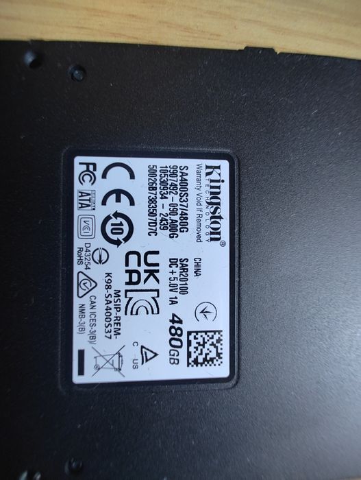 Ssd Kingston 480 gb