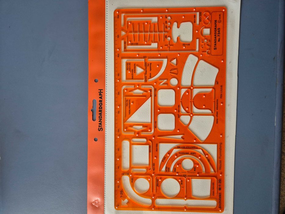 Oferta ! Set 8 buc. Sabloane de desen tehnic Standardgraph. Germania