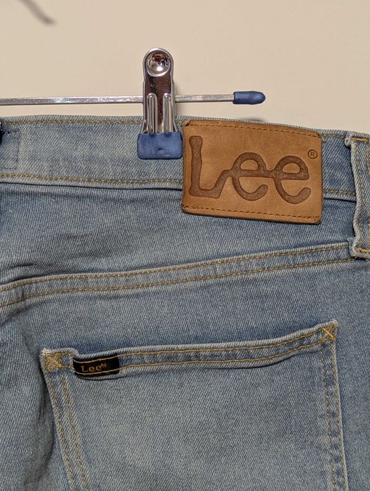 Blugi Lee LUKE W30 L32, slim, washed, denim original