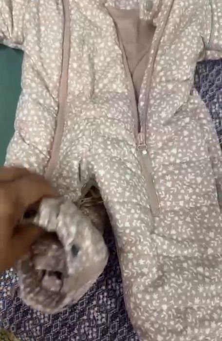 Зимний комбенизон для девочки