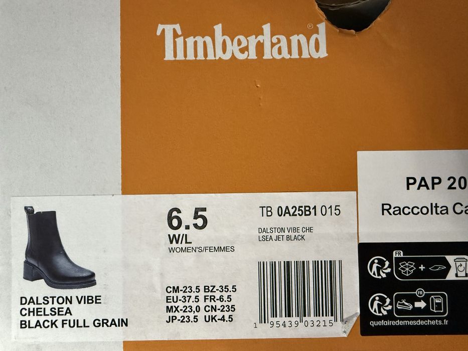 Botine din piele Timberland Dalston Vibe Chelsea, 37.5