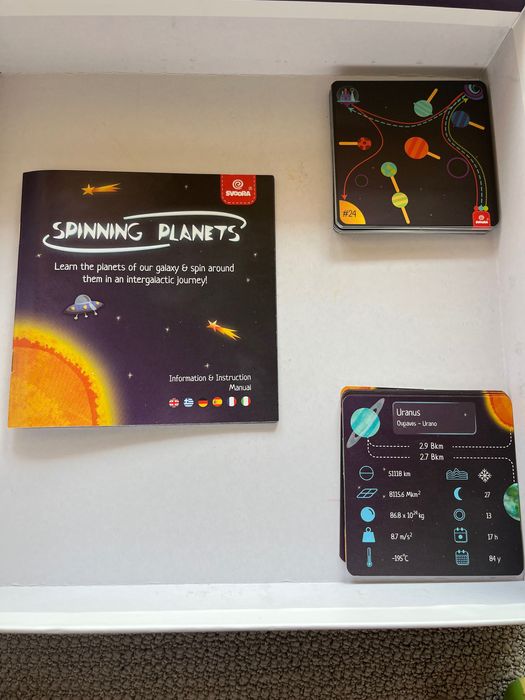 Joc educativ Spinning Planets