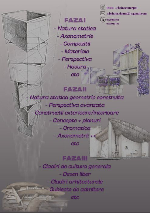 Meditatii ARHITECTURA Atelier pregatire admitere UAUIM
