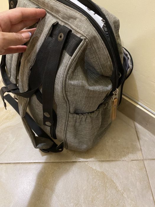 Сива раница за количка Chipolino