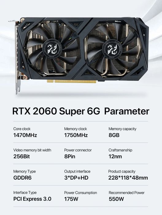Новые видеокарты rx5600, rx6600, rtx2060s.