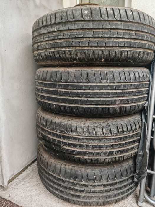Set 4 Roti jante aliaj  cauciucuri vara jante Audi Vw Skoda 205 X 60 R 16 aluminiu