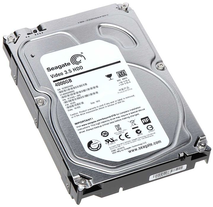 HDD 4Tb Seagate ST4000VM000 Sata III 6 Гбит/c, 3.5" 5900rpm/Cache 64Mb