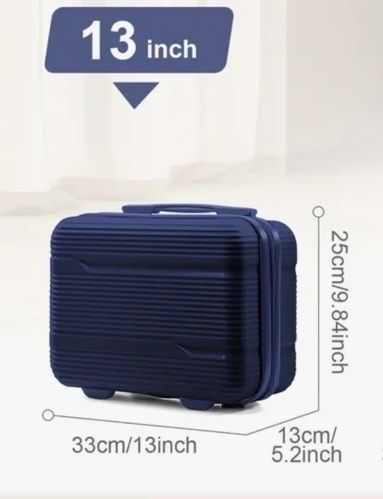 Чемодан кейс синего цвета