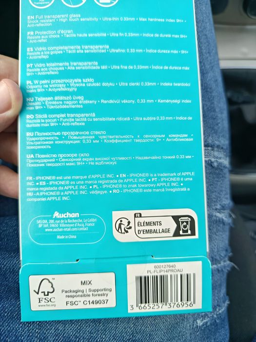 Folie de sticla sigilata Apple iPhone 14 PRO