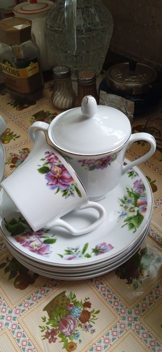 Посуда чайный сервис новый
