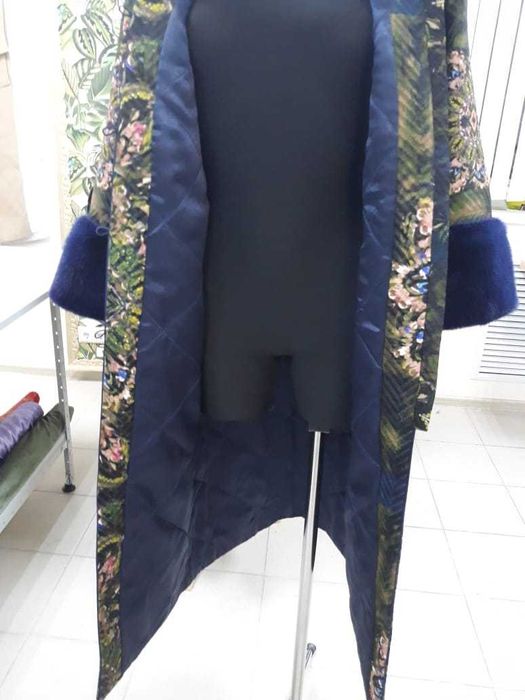 Женское пальто с норкой