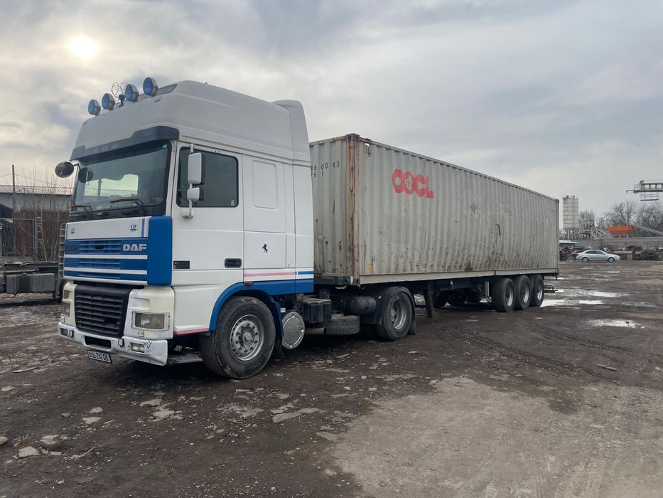 DAF 95XF480 тегач контейнер воз