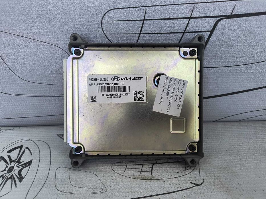Stație Amplificare Audio / Amplificator BOSE Hyundai i20 2024 / 2020-2026 Cod OEM 96370-Q0200 (5G2)