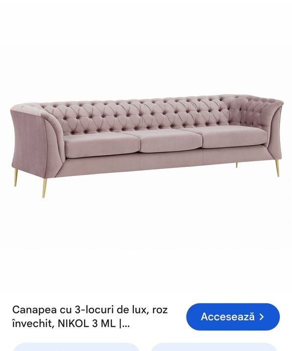 Vand canapea chesterfield