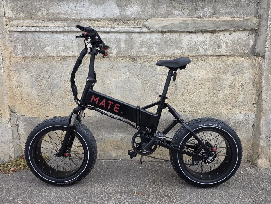 Bicicleta electrica MATE X roti 20" Fat Bike 20x4.0 pliabila (oras, munte, offroad) schimb cu mtb