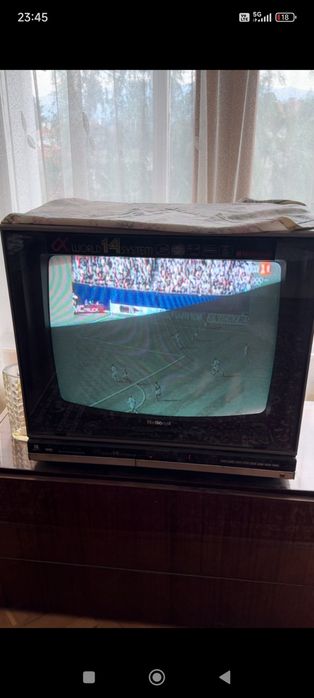 Ретро National TC-Al2600 Quintrix World 14 system винтидж телевизор тв