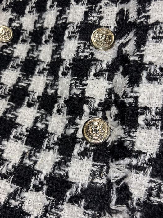 Юбка черно белая