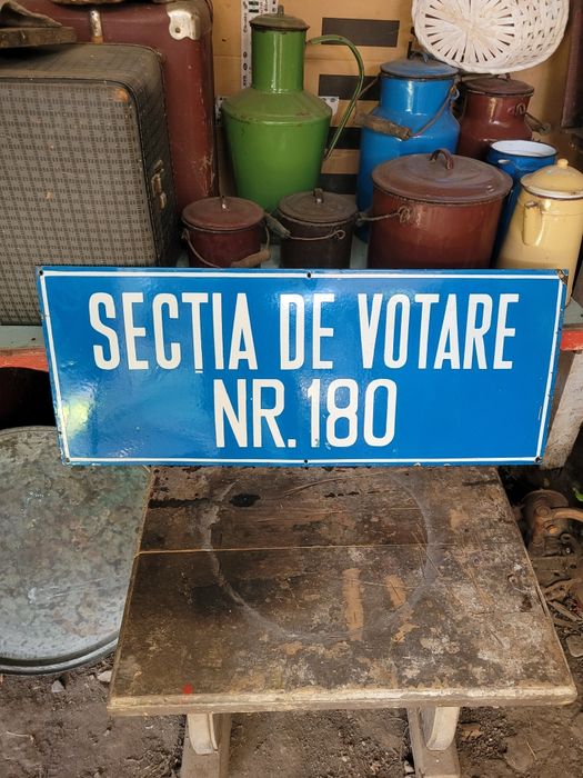 Tablă emailata starea din poze