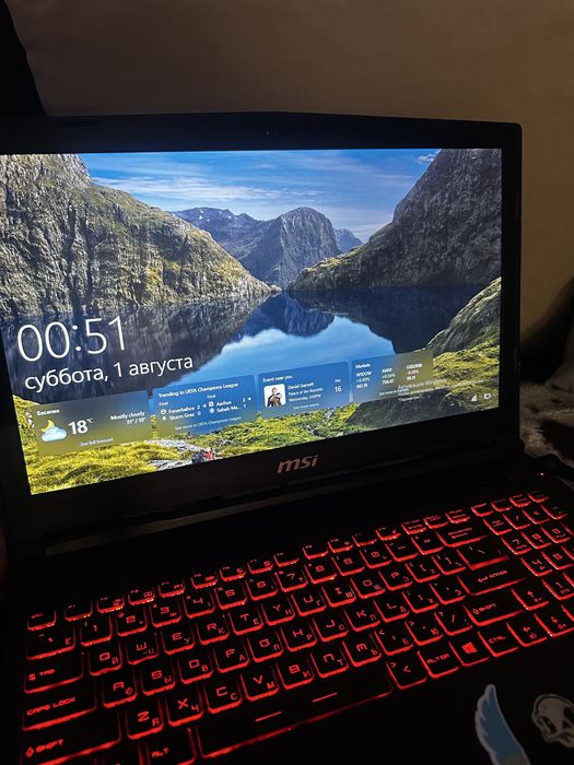 Ноутбук игровой MSI GL63 8RD СРОЧНО