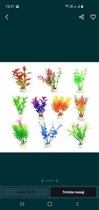 Plante acvariu 5 lei bucata. Decor acvariu pesti