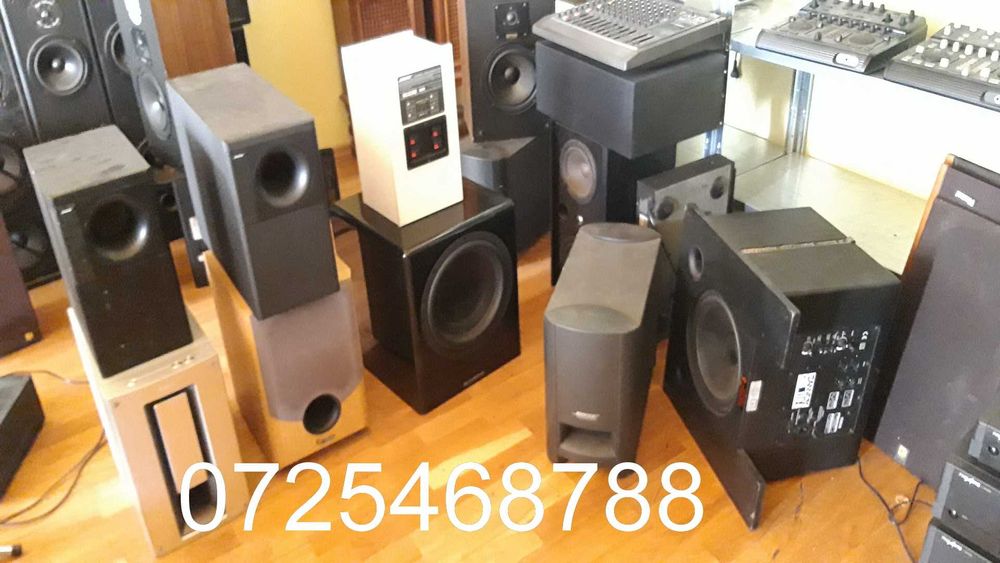 subwoofer amplificat 100w canton jbl bose