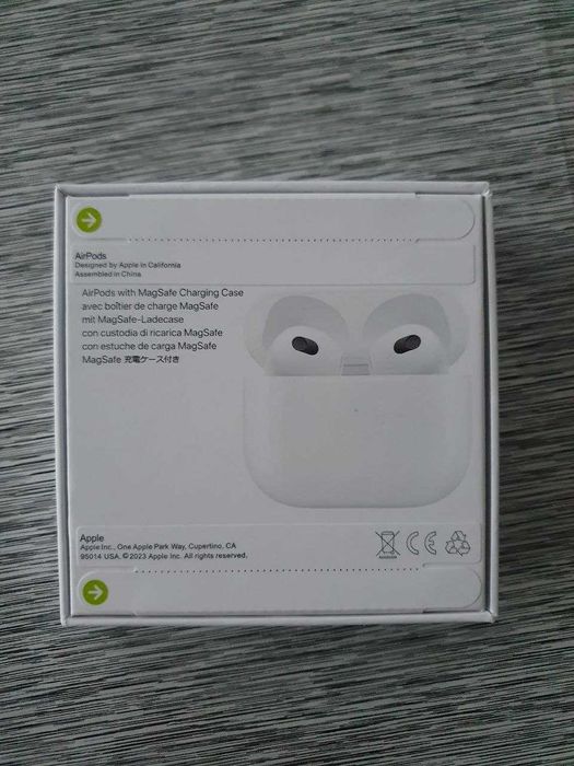 Apple AirPods 3 gen с касова бележка гаранция една година