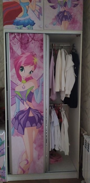 Шкаф с антресолью