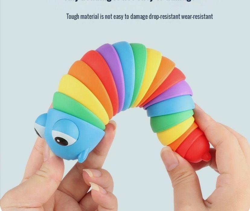 Игрушка антистрес ,гусеница