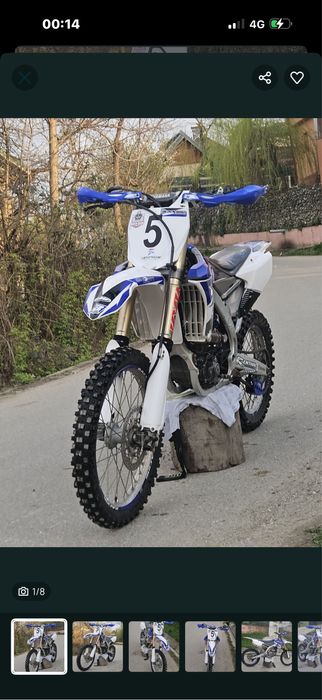 Vând yamaha yz450f 2016 injectie