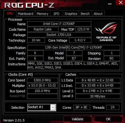 PC Gaming ASUS ROG i7 13700k, 32 GB RAM, 4070TI
