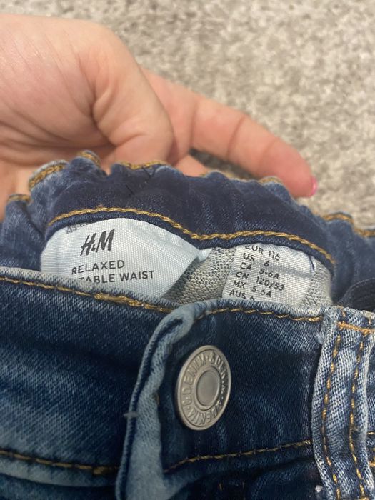 Set 2 perechi jeans 6-7 ani Zara si H&M