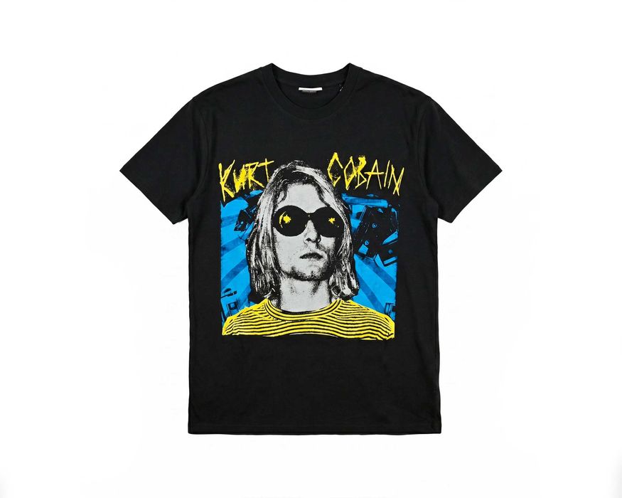 Kurt Cobain Vailent Nirvana мъжка тениска размер L  НОВА