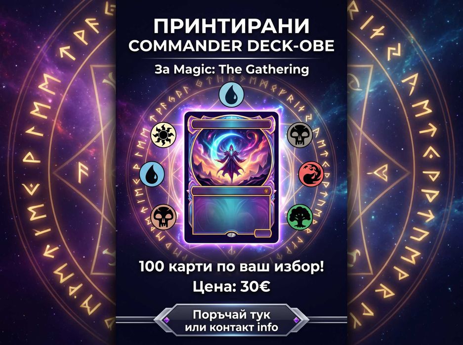Proxy Commander Deck - Magic: The Gathering