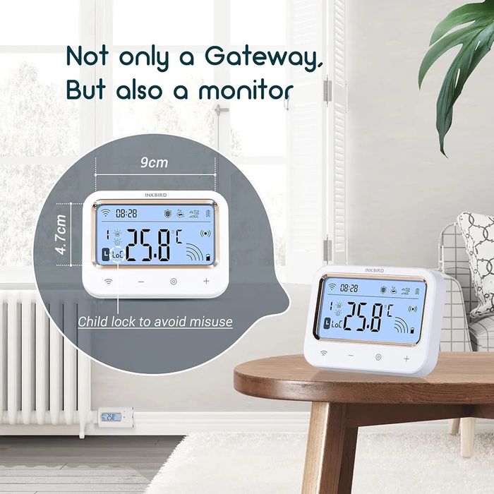 Топ Цена!Интелигентен WIFI термостат с LSD монитор