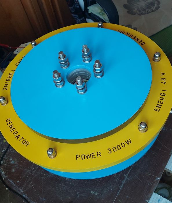 Generator Electric  PMG  Eoliana Verticala direct drive.   60 V  240 V